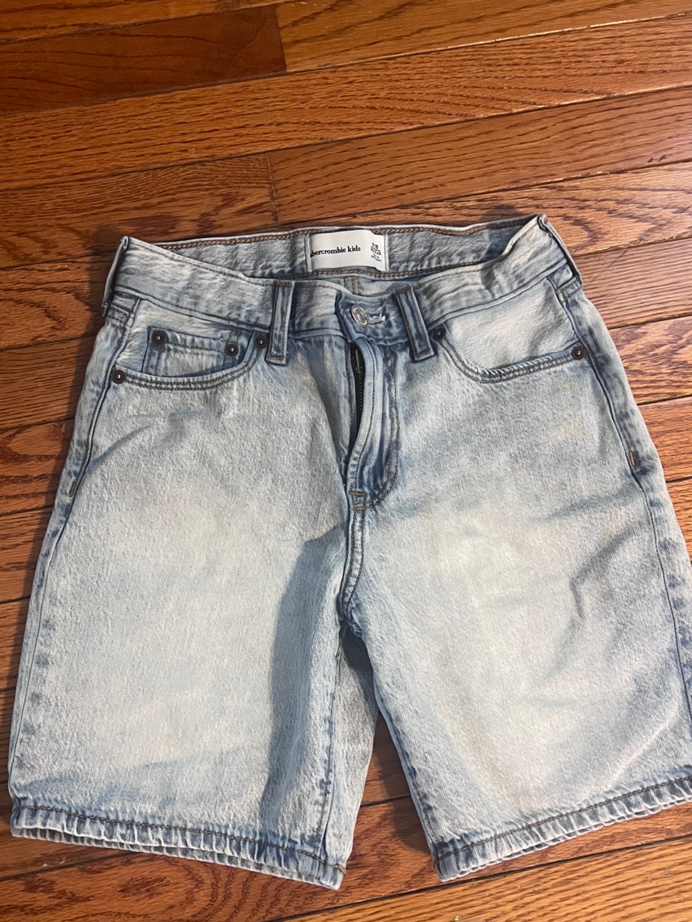 Light Wash Denim Shorts Abercrombie Kids 9/10